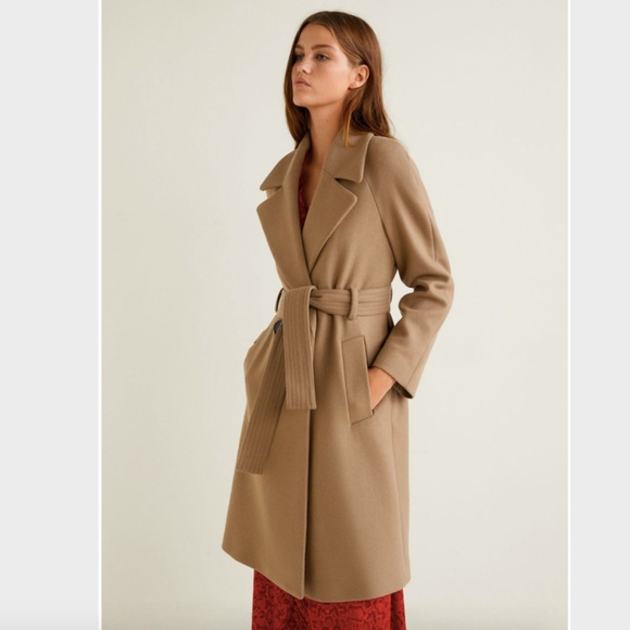 structured wool coat